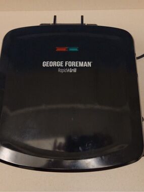 George Foreman Rapid Grill - Black Electric 4-Serving Grill
